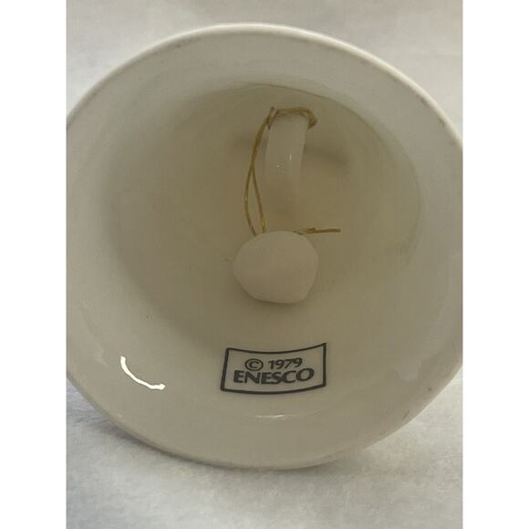 VINTAGE 1979 ENESCO BONE CHINA BELL "To My Love" ROSE FLOWERS - Picture 6 of 7